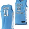 Elliot Cadeau Jersey #11 North Carolina Tar Heels College Basketball Blue