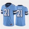 Elijah Green Jersey #21 North Carolina Tar Heels College Football All Stitched Blue