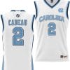 Elliot Cadeau Jersey #2 UNC Tar Heels College NIL Basketball Lightweight White
