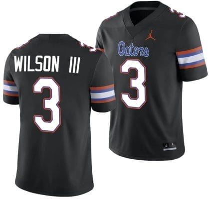 Eugene Wilson III Jersey #3 Florida Gators Alternate College Football 2023-24 Black