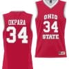 Felix Okpara Jersey #34 Ohio State Buckeyes College Basketball Lightweight Scarlet 5 Felix Okpara Jersey #34 Ohio State Buckeyes College Basketball Lightweight Scarlet