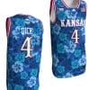 Gradey Dick Jersey #4 Kansas Jayhawks Bill Self Game College Basketball Blue Maui Strong 4 Gradey Dick Jersey #4 Kansas Jayhawks Bill Self Game College Basketball Blue Maui Strong