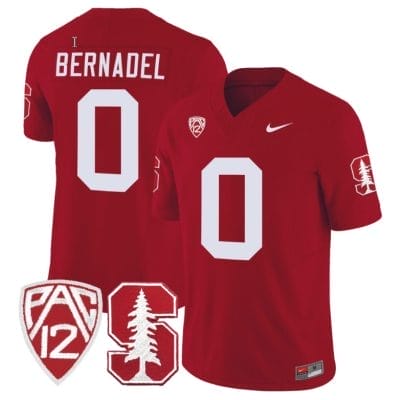Gaethan Bernadel Jersey #0 Standford Cardinal Jersey Vapor Limited College Football Crimson 8 Gaethan Bernadel Jersey #0 Standford Cardinal Jersey Vapor Limited College Football Crimson
