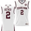 Hayden Hefner Jersey #2 Texas Aggies NIL College Basketball Jersey Lightweight White