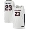 Isaac Traudt Jersey #23 Virginia Cavaliers College Basketball Stitched White