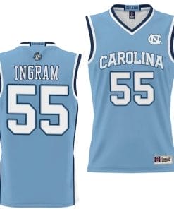 Ingram Blue Jersey #55 UNC Tar Heels College NIL Basketball Lightweight Blue