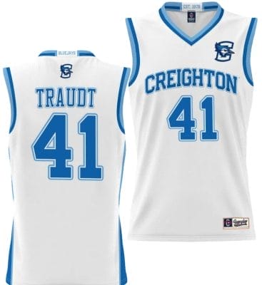 Isaac Traudt Jersey #41 Creighton Bluejays College NIL Basketball Lightweight White 8 Isaac Traudt Jersey #41 Creighton Bluejays College NIL Basketball Lightweight White