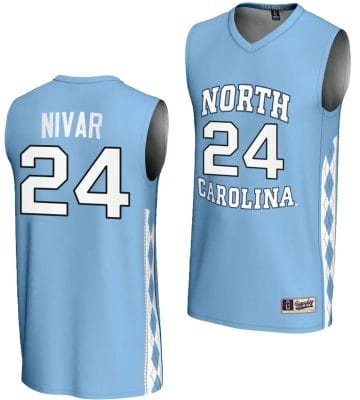 Indya Nivar Jersey #24 UNC Tar Heels Basketball Lightweight Blue 8 Indya Nivar Jersey #24 UNC Tar Heels Basketball Lightweight Blue
