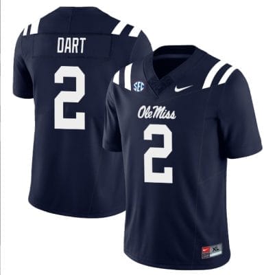 Jaxson Dart Jersey #2 Ole Miss Rebels Football All Stitched Navy 10 Jaxson Dart Jersey #2 Ole Miss Rebels Football All Stitched Navy