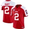 Jaxson Dart Jersey #2 Ole Miss Rebels Football Vapor Limited All Stitched Red Alternate 7 Jaxson Dart Jersey #2 Ole Miss Rebels Football Vapor Limited All Stitched Red Alternate
