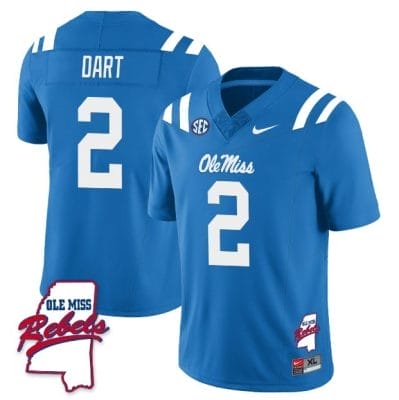 Jaxson Dart Jersey #2 Ole Miss Rebels Football Ole Map All Stitched Blue 10 Jaxson Dart Jersey #2 Ole Miss Rebels Football Ole Map All Stitched Blue