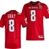 Julian Gray Jersey #8 NC State Wolfpack 2023 Pop-Tarts Bowl Football Red