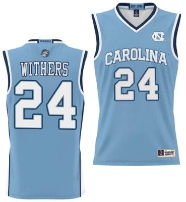 Jae'Lyn Withers Jersey #24 UNC Tar Heels College NIL Basketball Lightweight Blue 6 JaeLyn Withers Jersey #24 UNC Tar Heels College NIL Basketball Lightweight Blue
