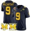 JJ McCarthy Jersey #9 Michigan Wolverines 1000 Wins Rose Bowl Big Ten Champs Patch Navy 6 JJ McCarthy Jersey #9 Michigan Wolverines 1000 Wins Rose Bowl Big Ten Champs Patch Navy