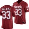 Jocelyn Malaska Jersey #33 Oklahoma Sooners 2024 College Football Crimson