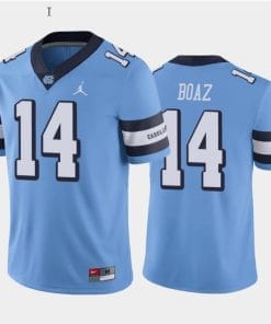 Jefferson Boaz Jersey #14 North Carolina Tar Heels College Football All Stitched Blue