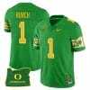 Jordan Burch Jersey #1 Oregon Ducks ‘Mighty Oregon’ Throwback Football Uniforms Oregon State Patch Green 6 Jordan Burch Jersey #1 Oregon Ducks ‘Mighty Oregon’ Throwback Football Uniforms Oregon State Patch Green