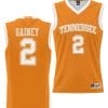 Jordan Gainey Jersey #2 Tennessee Volunteers NIL College Basketball Lightweight Orange