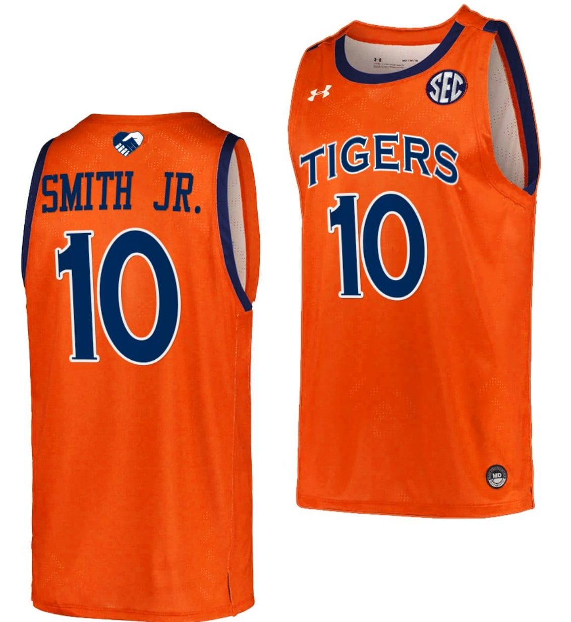 Jabari Smith Jr Jersey #10 Auburn Tigers College Basketball Unite As One Orange 1 Jabari Smith Jr Jersey #10 Auburn Tigers College Basketball Unite As One Orange