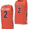 Jaylin Williams Jersey #2 Auburn Tigers College Basketball Replica Orange 4 Jaylin Williams Jersey #2 Auburn Tigers College Basketball Replica Orange