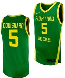 Jermaine Couisnard Jersey #5 Oregon Ducks Replica College Basketball uniform Green