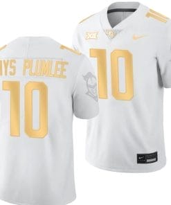 John Rhys Plumlee Jersey #10 UCF Knights Light Mode College Football White Golden