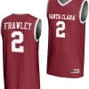 Keeley Frawley Jersey #2 Santa Clara Broncos Basketball NIL Lightweight Maroon