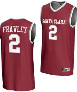 Keeley Frawley Jersey #2 Santa Clara Broncos Basketball NIL Lightweight Maroon