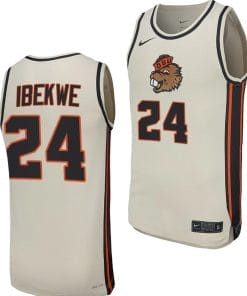 KC Ibekwe Jersey #24 Oregon State Beavers College Basketball Replica Uniform White