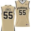 Lance Jones Jersey #55 Purdue Boilermakers NIL College Basketball Lightweight Gold