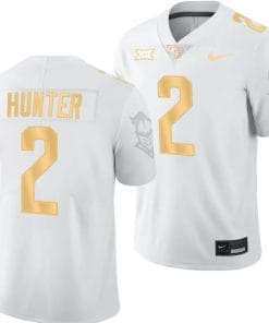 Lee Hunter Jersey #2 UCF Knights Light Mode College Football White Golden