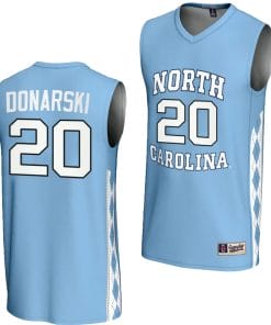 Lexi Donarski Jersey #20 UNC Tar Heels Basketball Lightweight Blue