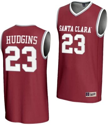 Marya Hudgins Jersey #23 Santa Clara Broncos Basketball NIL Lightweight Maroon