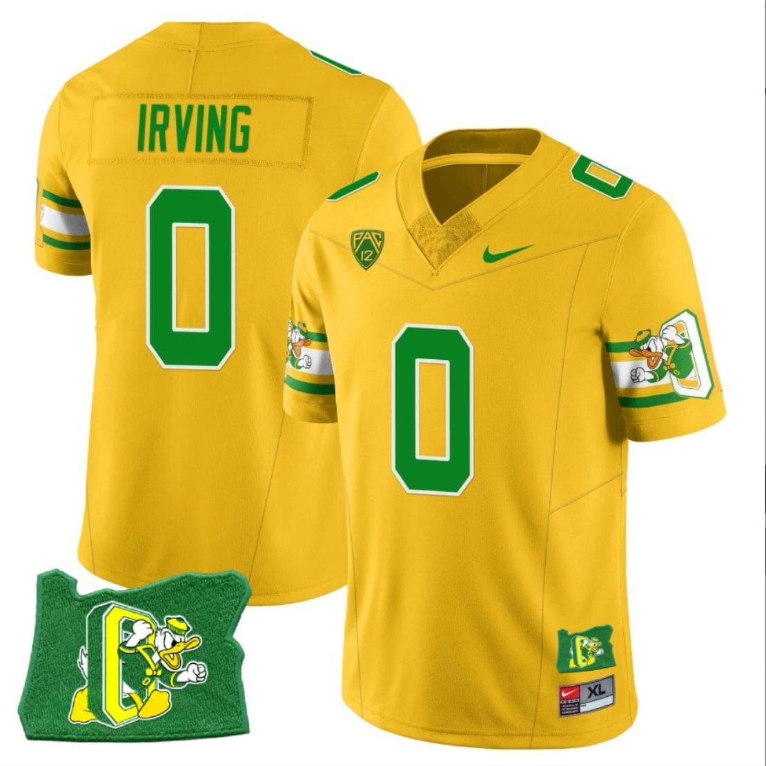 MarKeise Irving Jersey #0 Oregon Ducks ‘Mighty Oregon’ Throwback Football Oregon State Yellow 1 MarKeise Irving Jersey #0 Oregon Ducks ‘Mighty Oregon’ Throwback Football Oregon State Yellow