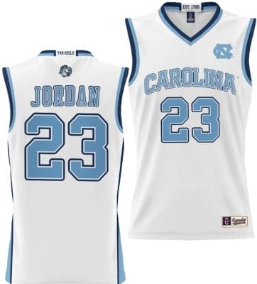 Michael Jordan Jersey #23 UNC Tar Heels College NIL Basketball Lightweight White 6 Michael Jordan Jersey #23 UNC Tar Heels College NIL Basketball Lightweight White