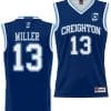Mason Miller Jersey #13 Creighton Bluejays College NIL Basketball Lightweight Blue