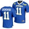Mark Gronowski Jersey #11 South Dakota State Jackrabbits 2023 FCS Football National Champions Blue