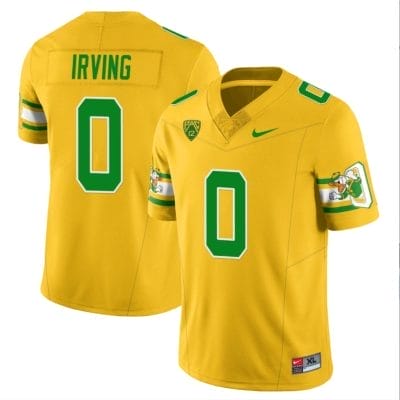 MarKeise Irving Jersey #0 Oregon Ducks ‘Mighty Oregon’ Throwback Football Uniforms Yellow 10 MarKeise Irving Jersey #0 Oregon Ducks ‘Mighty Oregon’ Throwback Football Uniforms Yellow