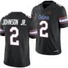 Montrell Johnson Jr Jersey #2 Florida Gators Alternate College Football 2023-24 Black