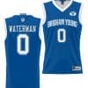 Noah Waterman Jersey #0 BYU Cougars NIL College Basketball Jersey Lightweight Royal