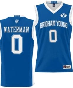 Noah Waterman Jersey #0 BYU Cougars NIL College Basketball Jersey Lightweight Royal