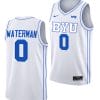 Noah Waterman Jersey #0 BYU Cougars College Basketball Jersey 2022-23 White
