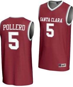 Olivia Pollerd Jersey #5 Santa Clara Broncos Basketball NIL Lightweight Maroon