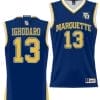Oso Ighodaro Jersey #13 Marquette Golden Eagles NIL Basketball Lightweight Navy 4 Oso Ighodaro Jersey #13 Marquette Golden Eagles NIL Basketball Lightweight Navy