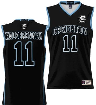 Ryan Kalkbrenner Jersey #11 Creighton Bluejays College NIL Basketball Lightweight Black