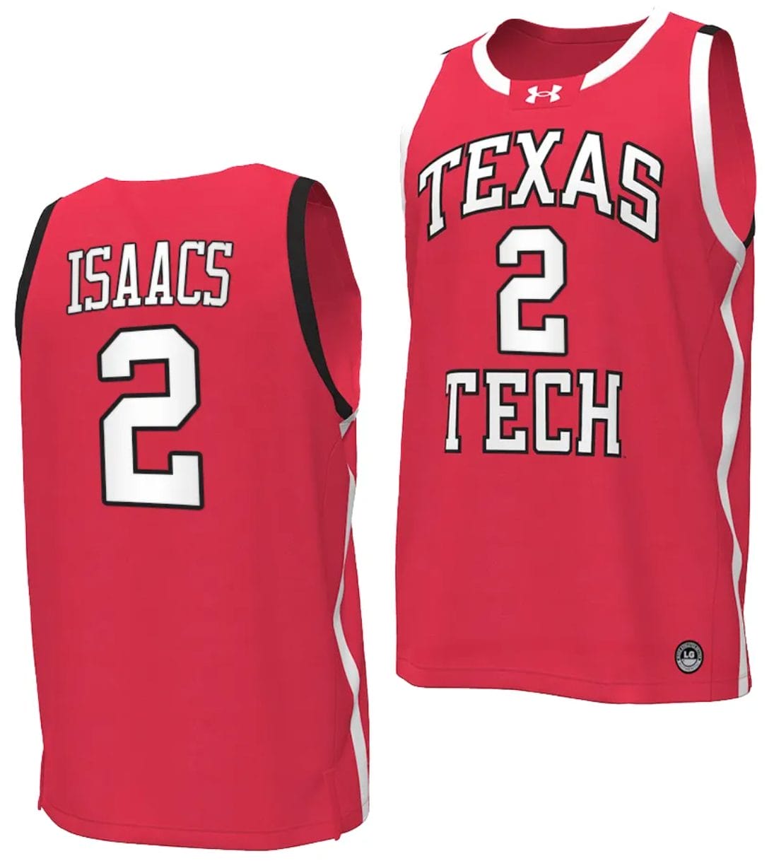Ricky Pop Isaacs Jersey #2 Texas Tech Red Raiders Basketball uniform Red 1 Ricky Pop Isaacs Jersey #2 Texas Tech Red Raiders Basketball uniform Red