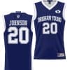 Spencer Johnson Jersey #20 BYU Cougars NIL College Basketball Jersey Lightweight Navy 5 Spencer Johnson Jersey #20 BYU Cougars NIL College Basketball Jersey Lightweight Navy