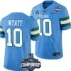 Shae Wyatt Jersey #10 Tulane Green Wave 2022 ACC Football Championship Blue