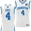 Sterling Knox Jersey #4 Creighton Bluejays College NIL Basketball Lightweight White 4 Sterling Knox Jersey #4 Creighton Bluejays College NIL Basketball Lightweight White