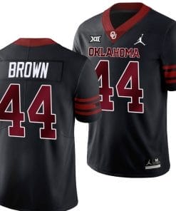 Sammy Brown Jersey #44 Oklahoma Sooners 2024 College Football Black
